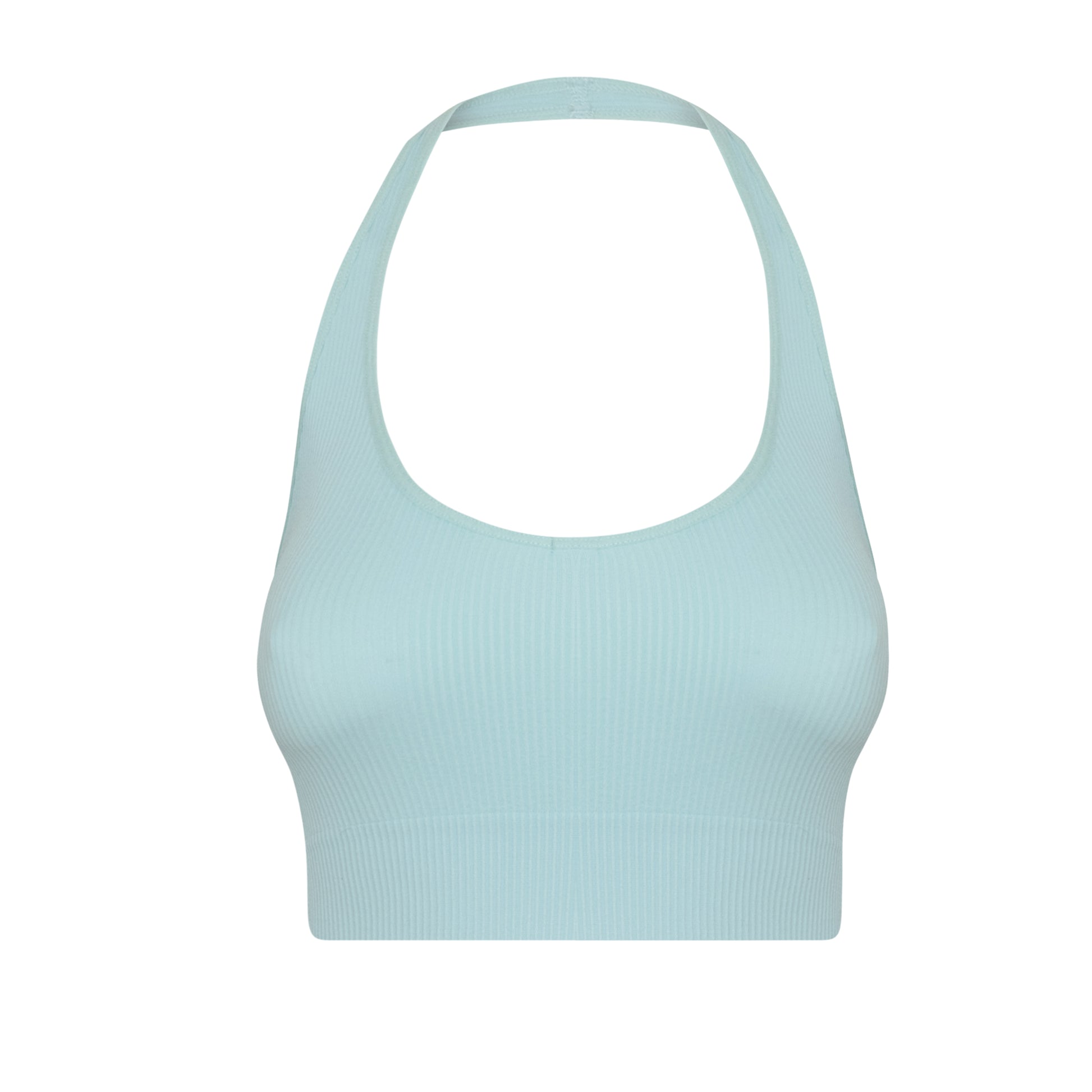 Women's Sexy Halter Neck Top Bra Small (S) Size by S9 TREND - Light Blue